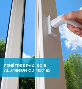 Fenêtres PVC, Alu, Bois - remplacement et pose