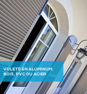 Volets PVC, Alu, Bois - remplacement et pose